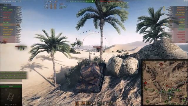 World of Tanks | How to defend Sand River with Bat.-Châtillon 155 58 смотреть онлайн