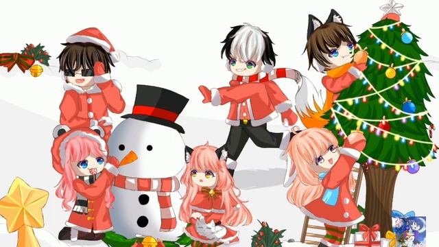•{ Vẽ 2 tấm Giáng sinh. Chúc mọi người Giáng sinh vui vẻ. Merry Christmas }• ❤️❤️ // Seoul Gacha смотреть онлайн