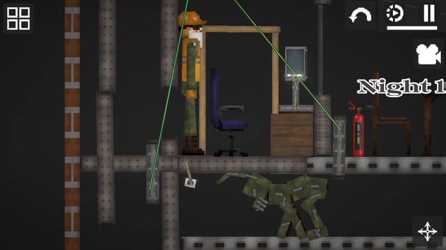 1 Ночь FNAF 3 в Melon Playground