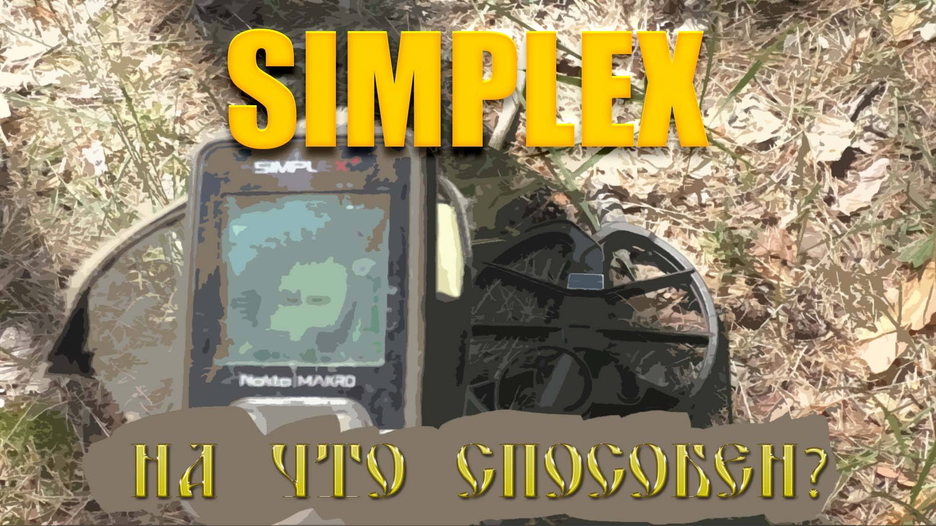 Тест на полигоне - Nokta Makro Simplex Plus