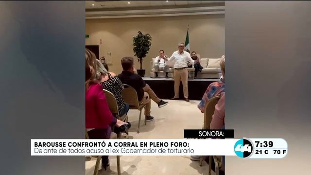 Barousse confrontó a Corral en pleno foro смотреть онлайн