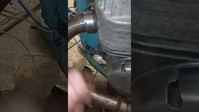 Восстановление резьбы выпускного патрубка Иж Юпитер. Результат. #ремонт #своимируками #мотоцикл смотреть онлайн