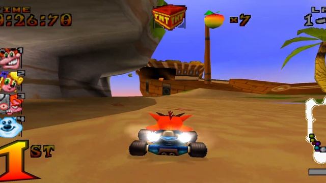 CTR Crash Team Racing Prototype: (August 5, 1999) Part 1: Crash Cove