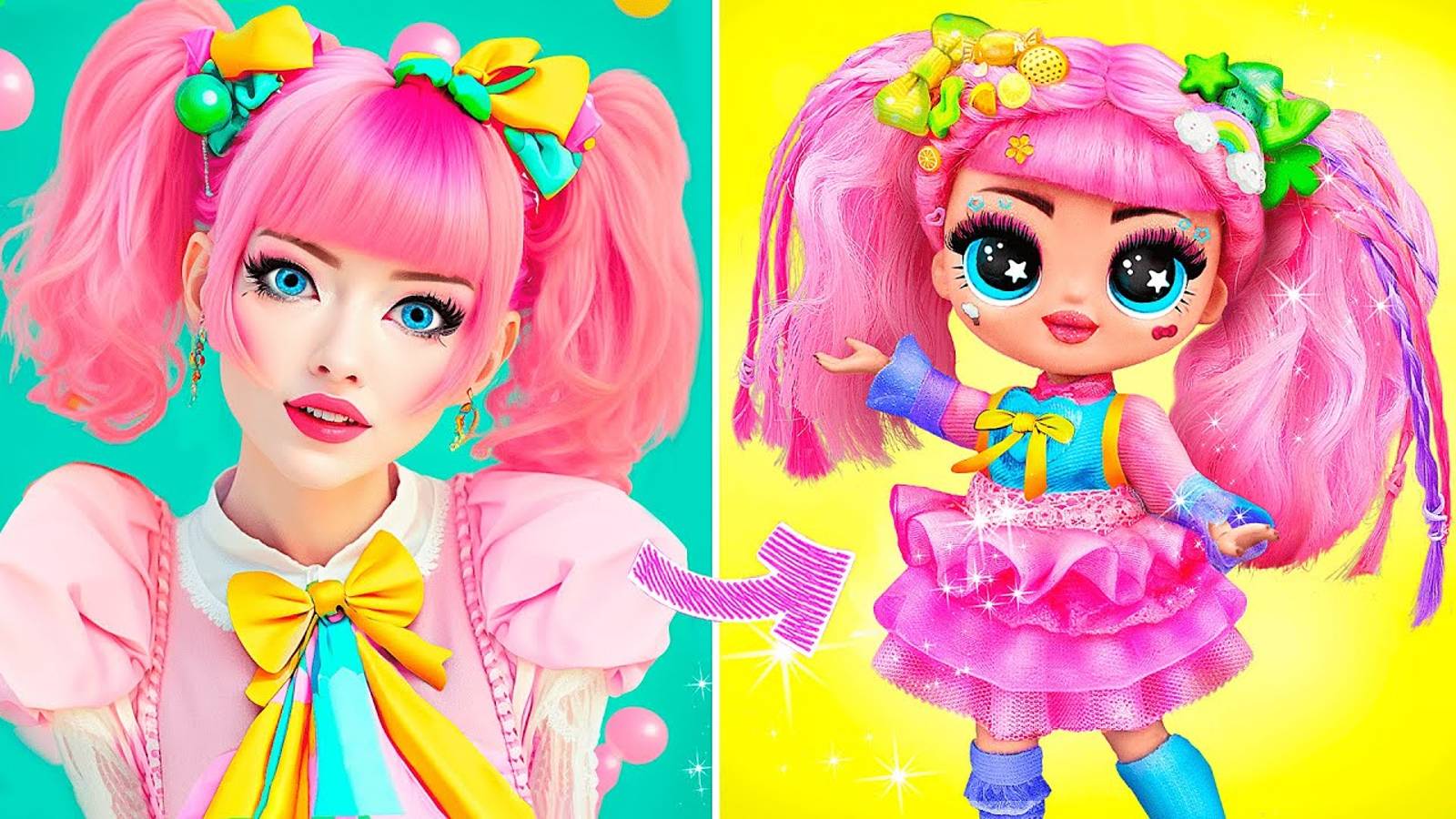 Взросление ЛОЛ / 30 новых идей для кукол смотреть онлайн