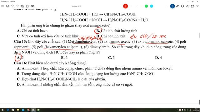 Sửa đề 4 amin aminoaxit смотреть онлайн