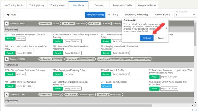 User Matrix Demonstration | Human Focus International Ltd смотреть онлайн