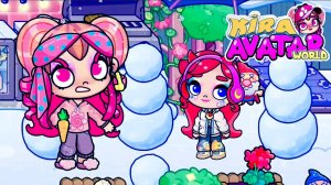 ПОРУГАЛИСЬ ЛЕПЯ СНЕГОВИКОВ. #avatarworld