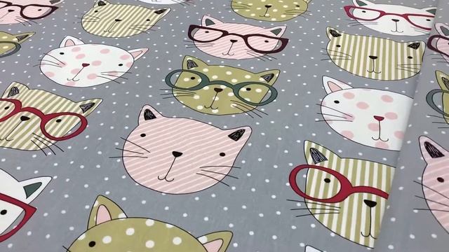 Бязь "Коты-стиляги", СОРТ2, ш.1,5м, хл-100%, 120гр/м.кв АРТ 18634 смотреть онлайн