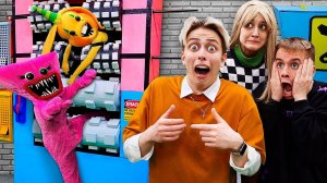 Дробилка Poppy Playtime в Реальной Жизни - Кролик Бонзо + Киси Мисси