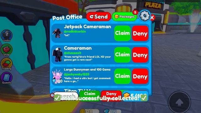 Checking my post office till I get a hyper upgraded titan speaker man (day 6) смотреть онлайн