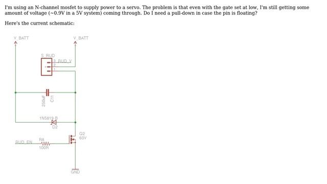Electronics: Do N-channel MOSFETs require a pull-down resistor? смотреть онлайн