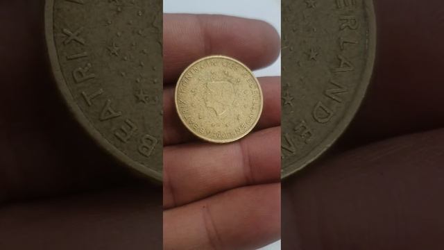 50 Euro Cent 2001 Netherland Beautiful Coin #youtube #youtubevideo #subscribe смотреть онлайн