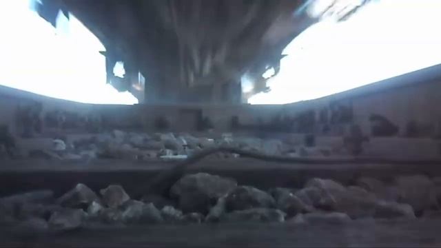 Amtrak Train The Sliver Star Runs Over Camera At Double Diamond (In Reversed!) смотреть онлайн