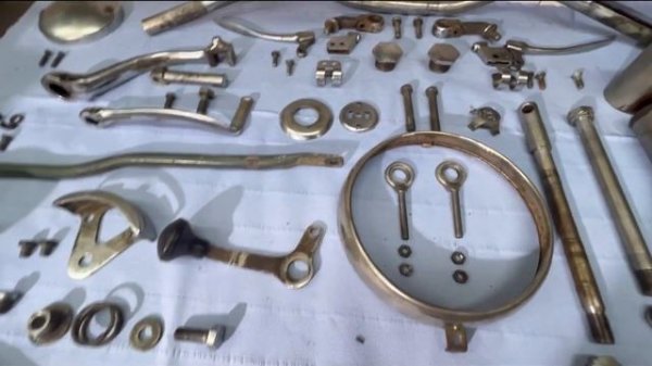 Подготовка к перехромированию. Реставрация мотоцикла Иж 49 1955 года