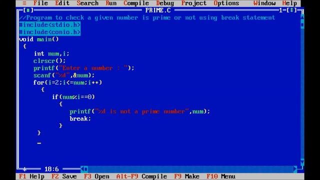 C Program to check a given number is prime or not using break statement || By C Technofest смотреть онлайн