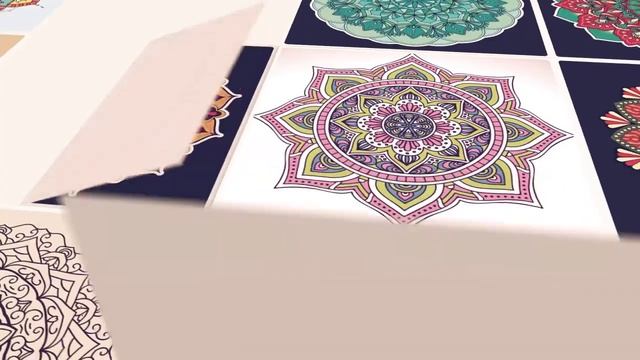 Mandala Code 1002 - A hundred vector colored designs. смотреть онлайн