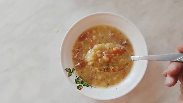 Гороховый суп с копчёностями от ГЛАВСУП. Распаковка и проба. смотреть онлайн