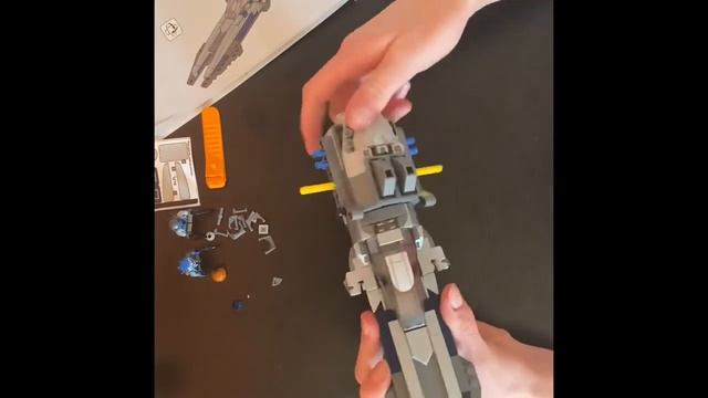 LEGO Star Wars Mandalorian Starfighter Speed Build Set 75316 смотреть онлайн