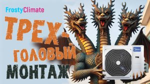 Монтаж мультисплит системы Midea на три внутренних блока