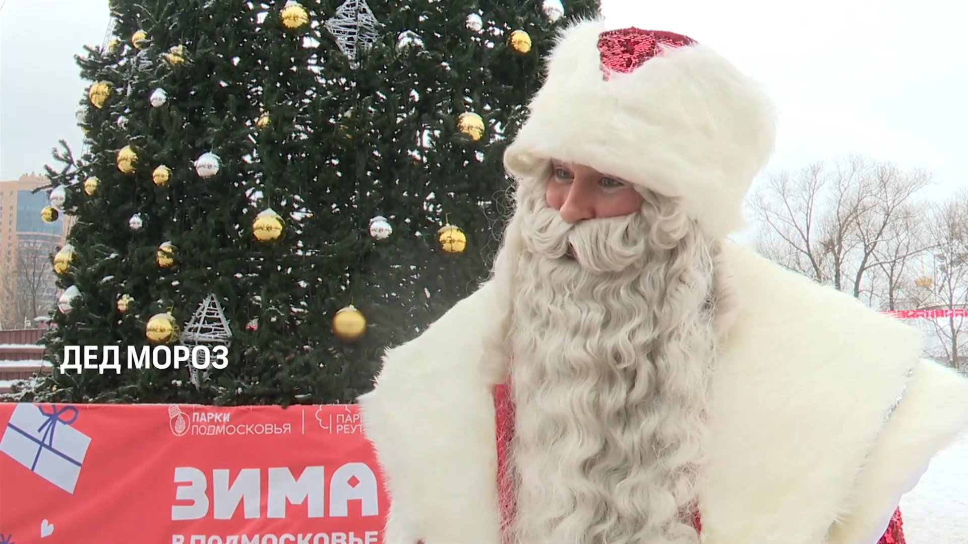 В Центральном парке Реутова открылась резиденция Деда Мороза 16.12.2024 смотреть онлайн