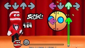 FNF Geometry Dash 2.2 vs Amazing Digital Circus ALL PHASES Sings Digitalizing | Fire In The Hole
