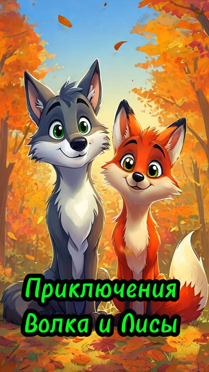 Приключения Волка и Лисы |сказка |Детские сказки онлайн | аудиосказки | сказки на ночь для малышей смотреть онлайн