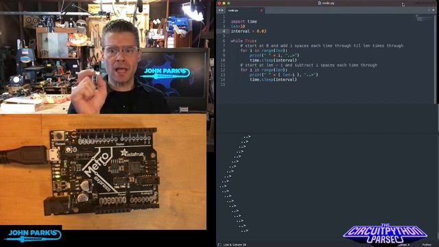 John Park's CircuitPython Parsec: Iterate Up and Down @adafruit @johnedgarpark #circuitpython смотреть онлайн