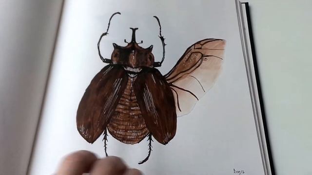 Inktober 2016 flip-through смотреть онлайн