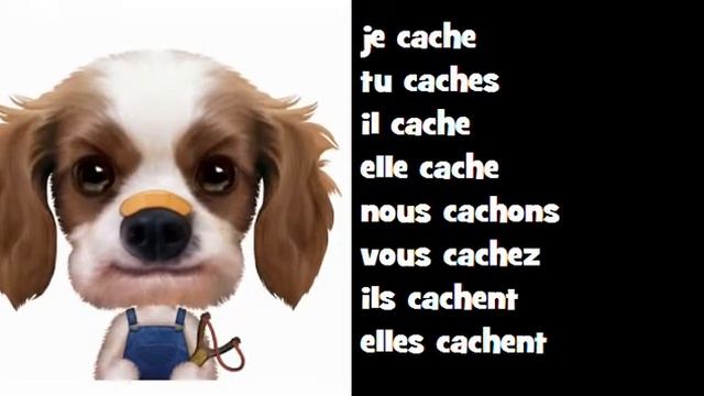 Французский музыкальный сопряжения #Classico Rock # глагол = cacher смотреть онлайн