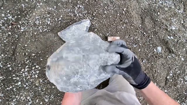 DIY how to chisel Natural STONE for walls! Using hammer and chisels and traditional methods! смотреть онлайн
