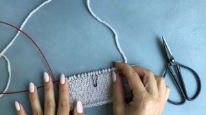 Вязание проймы и горловины. Общее видео