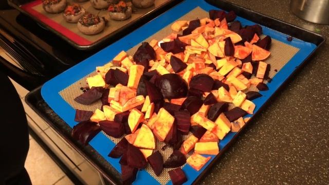 Roasted Beets & Sweet Potato (Vegan) смотреть онлайн