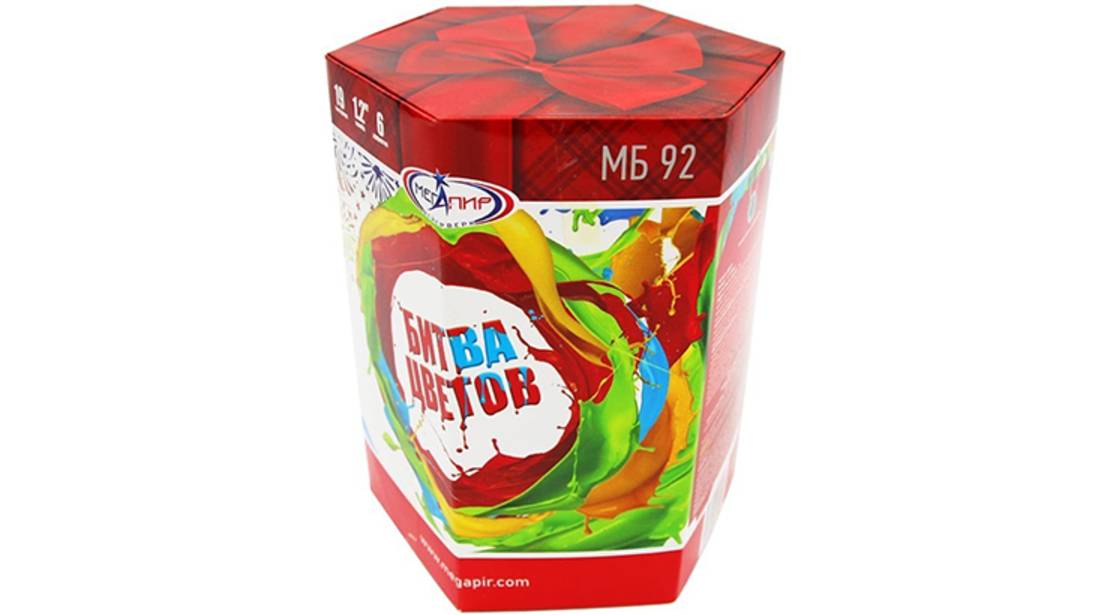 Фейерверк МБ92 Битва цветов 19 залпов, калибр 1,25" смотреть онлайн