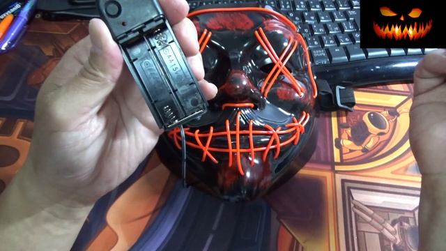 "Unleash the Spooky Vibes with our Neon LED Cool Halloween Mask!" #halloween смотреть онлайн