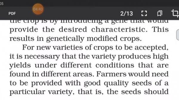 crop variety improvement