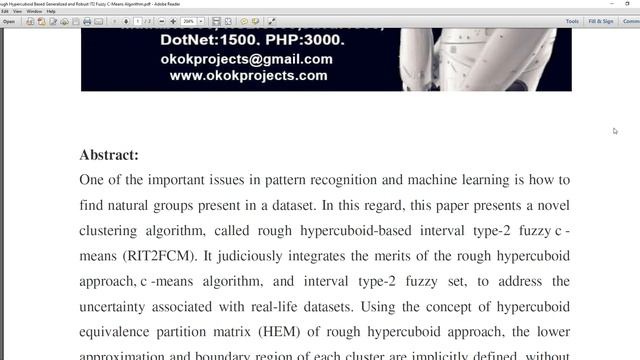 Rough Hypercuboid Based Generalized and Robust IT2 Fuzzy C Means Algorithm смотреть онлайн