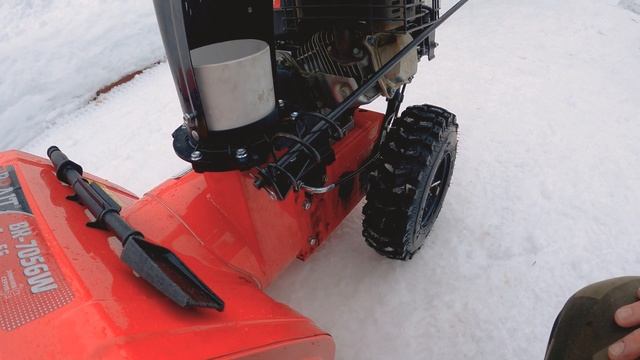 Снегоуборщик бензиновый BRAIT BR-7056W обзор в работе смотреть онлайн