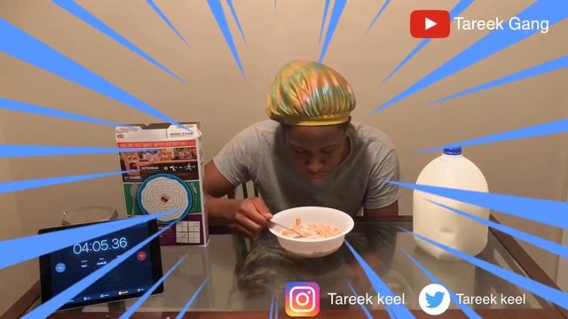 Trying To Eat A Whole Box Of Cinnamon Toast Crunch Cereal  (In 10 Minutes) Super Hard🤔