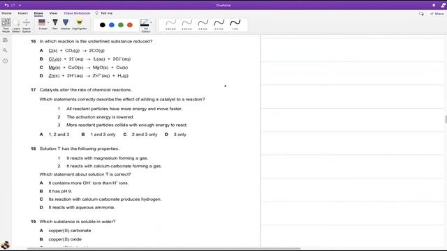 Paper 12 - Oct 2019 | O level Chemistry (5070) | Ahmed Bokhari смотреть онлайн