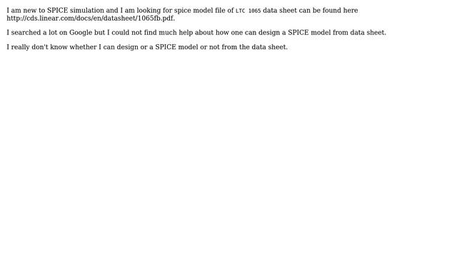 How to design a SPICE model from data sheet? смотреть онлайн