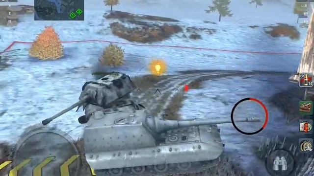 WoT Blitz Jag. E100 Gameplay 1 смотреть онлайн