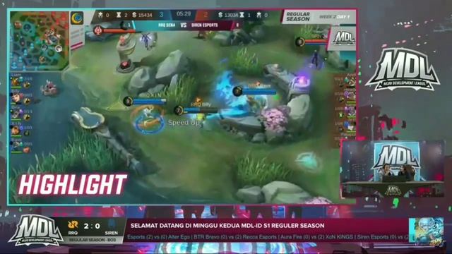 [HIGHLIGHT] RRQ SENA VS SIREN ESPORT MDL Season 1 GAME 1 DAN 2 смотреть онлайн