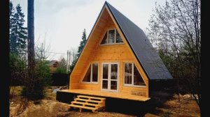 Это не афрейм, простой, но необычный дачный домик!