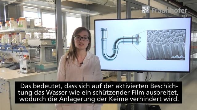 UV-activated surface funcionalization for hygiene applications | Fraunhofer FEP смотреть онлайн