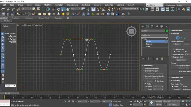 TUTORIAL BIGINNER : Splines 3Ds Max P3 Spline Line Vertex SPLINES / SIGNALS смотреть онлайн