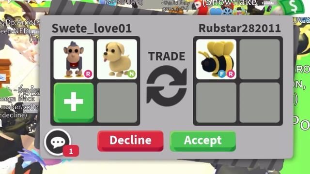 Прокачка инвентаря подписчикам в Adopt Me💜 смотреть онлайн