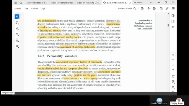 IGNOU-Clinical Psychology-MPCE 012-Block 1-Unit 1-Introduction to Psychodiagnostics смотреть онлайн