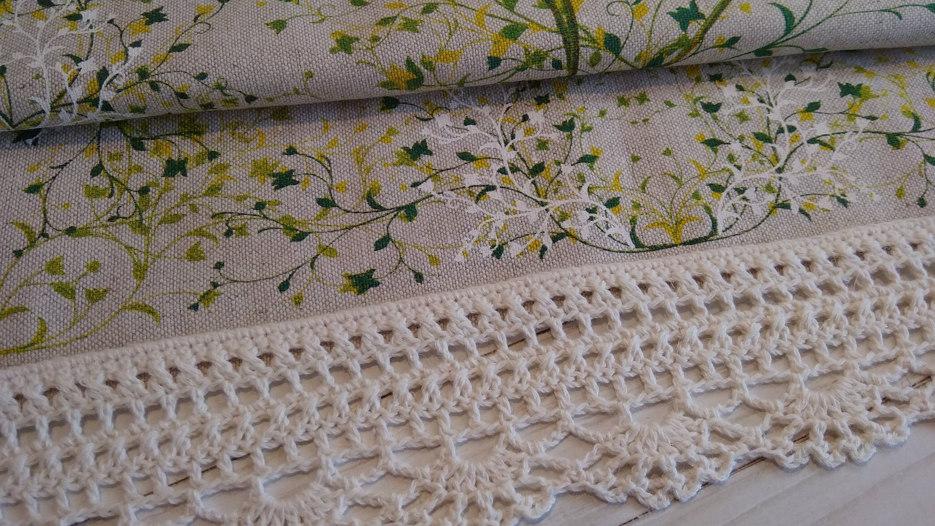 Ажурная кайма крючком . Подробный мк . смотреть онлайн