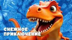 СНЕЖНОЕ ПРИКЛЮЧЕНИЕ ТИРАННОЗАВРА  — сказка о первом снеге, мечтах и настоящей дружбе в дино мире!