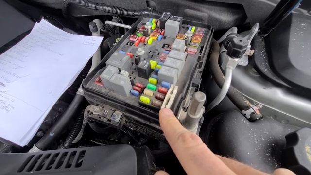 GMC Terrain - WINDSHIELD WASHER FUSE LOCATION (2010 - 2017)
